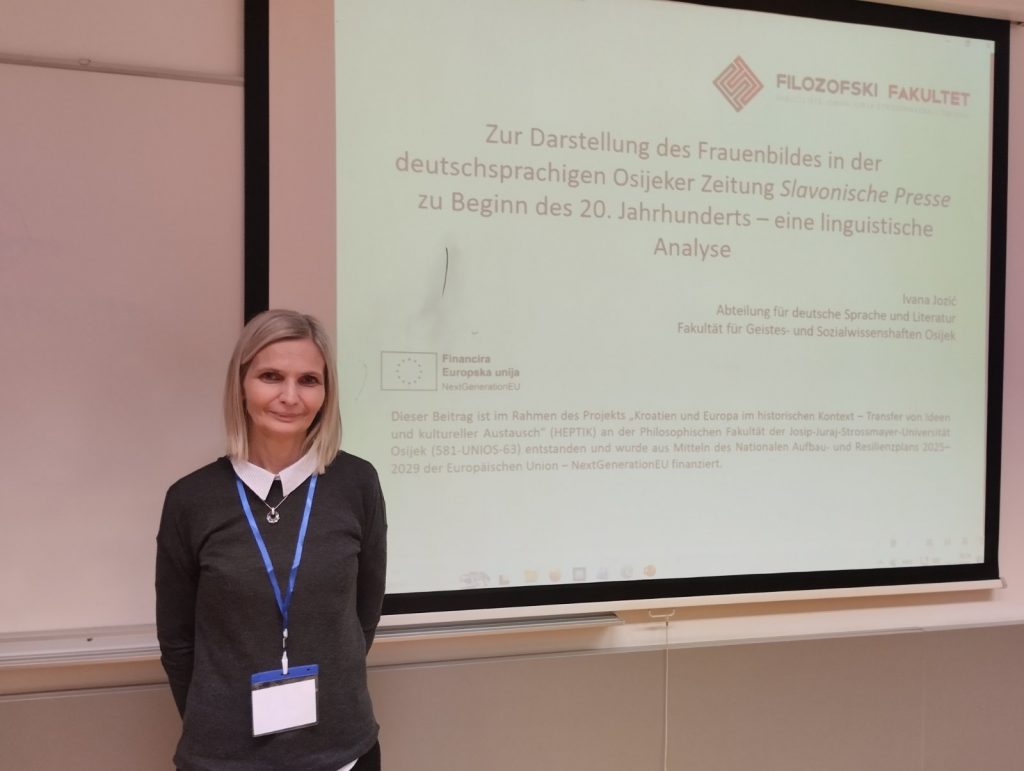 Izv. prof. dr. sc. Ivana Jozić na germanističkom znanstvenom skupu u Zagrebu